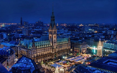 Hamburg bei Nacht